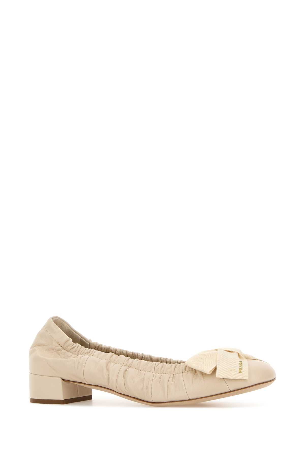 Prada Ivory Leather Pumps Size US 6 / IT 36 - 2 Thumbnail