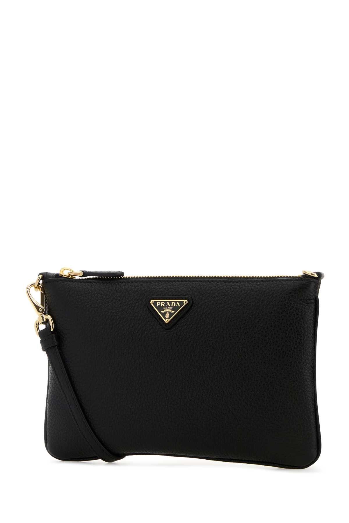 Prada Black Leather Crossbody Bag Size ONE SIZE - 2 Thumbnail