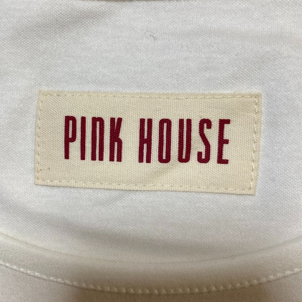 Other Other PINK HOUSE Strawberry Patchwork Long Sleeve Top Textile T-Shirts A2151UP0274 DUTY FREE for USA Size ONE SIZE - 4 Thumbnail