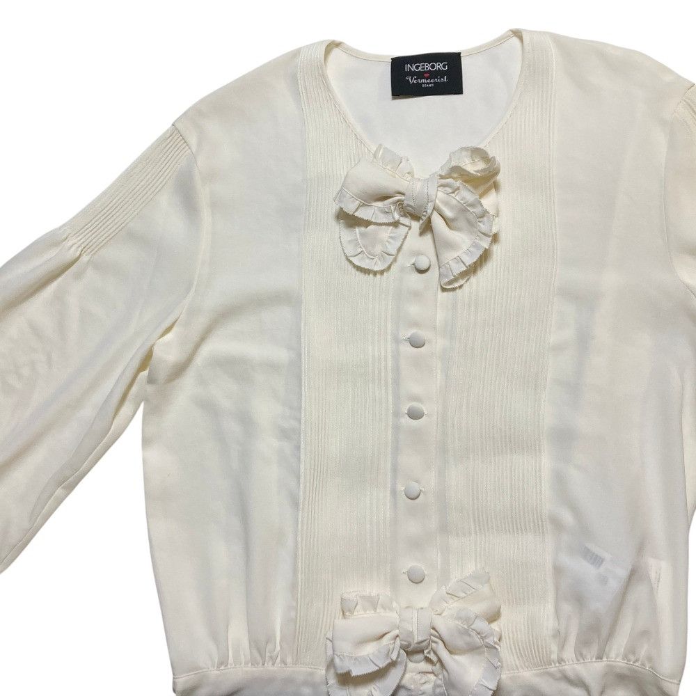 Other Other INGEBORG Peplum Blouse Textile Tops A2241FB281 DUTY FREE for USA Size ONE SIZE - 3 Thumbnail