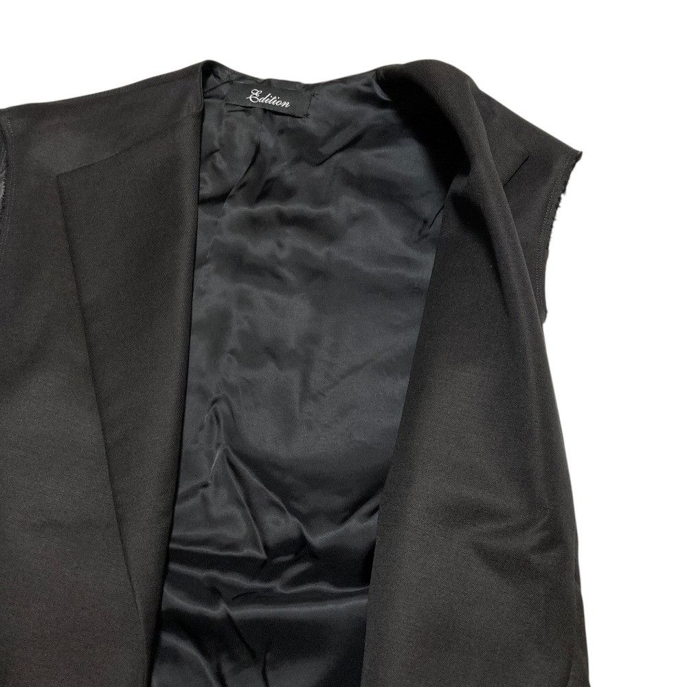Other Other Edition Wool Chambray Vest Textile Tops 34-07-44-07002 DUTY FREE for USA Size ONE SIZE - 3 Thumbnail