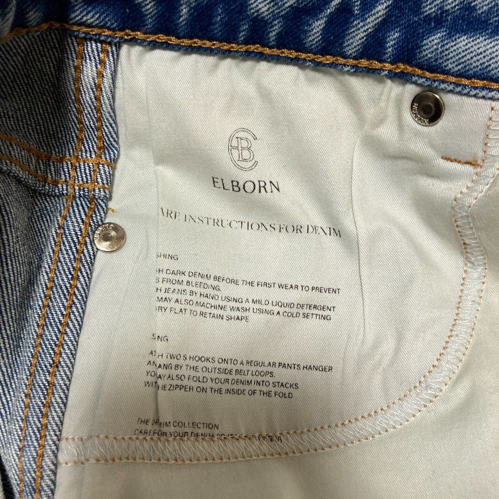 Other Other ELBORN Denim Straight Pants Textile Jeans ELFW-DN005-01 DUTY FREE for USA Size ONE SIZE - 5 Thumbnail