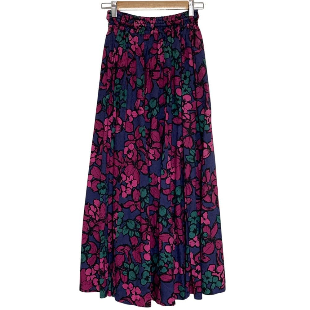 Other Other OBLI Flower Print Long Skirt Textile Skirts DUTY FREE for USA Size ONE SIZE - 2 Thumbnail