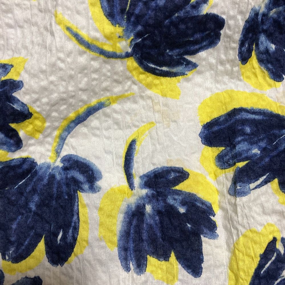 Other Other OBLI Seersucker Floral Long Skirt Textile Skirts DUTY FREE for USA Size ONE SIZE - 7 Thumbnail