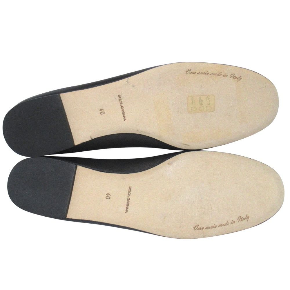 Dolce & Gabbana Dolce & Gabbana Dolce&Gabbana Leather Flats Leather Shoes DUTY FREE for USA Size ONE SIZE - 7 Thumbnail
