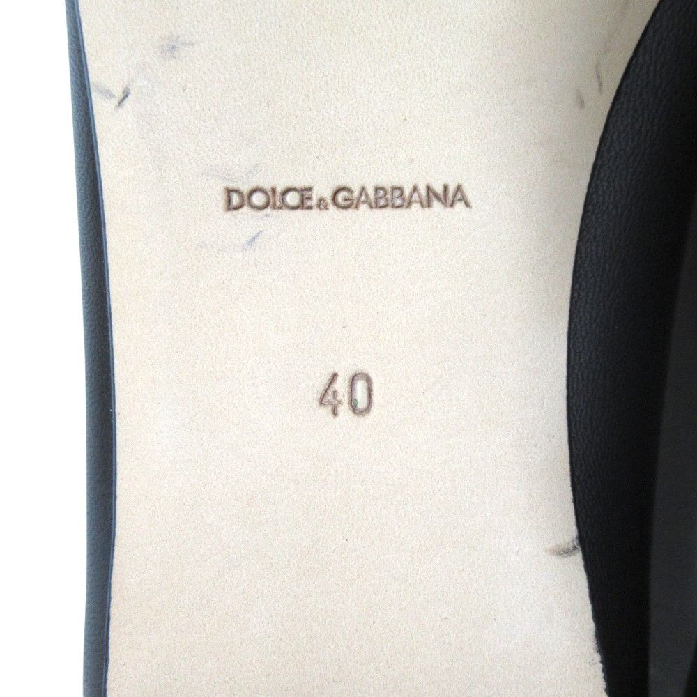 Dolce & Gabbana Dolce & Gabbana Dolce&Gabbana Leather Flats Leather Shoes DUTY FREE for USA Size ONE SIZE - 8 Thumbnail