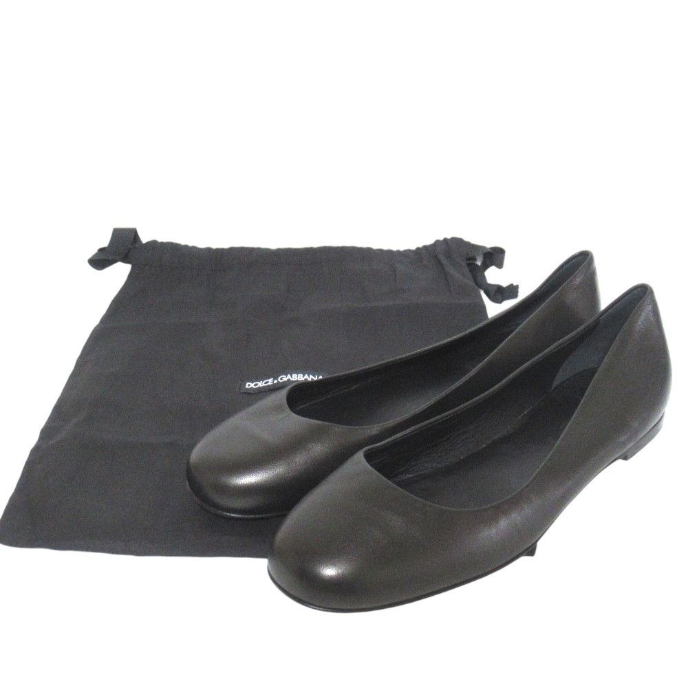 Dolce & Gabbana Dolce & Gabbana Dolce&Gabbana Leather Flats Leather Shoes DUTY FREE for USA Size ONE SIZE - 10 Thumbnail