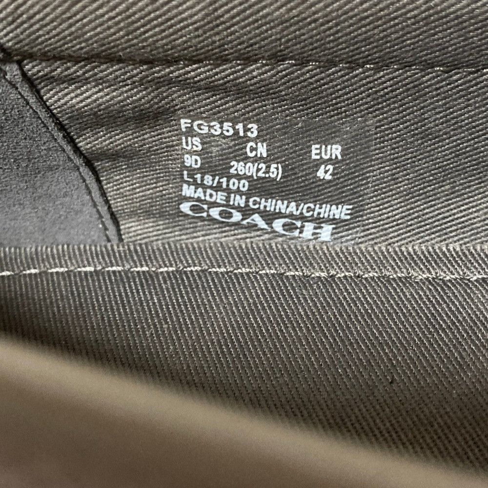Coach Coach Coach Leather Loafer Sneakers Leather Shoes FG3513 DUTY FREE for USA Size ONE SIZE - 8 Thumbnail