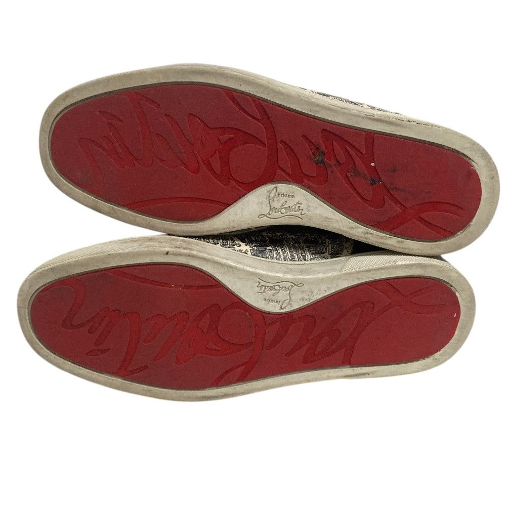 Christian Louboutin Christian Louboutin Christian Louboutin Plan de Paris Leather Sneakers Leather Shoes DUTY FREE for USA Size ONE SIZE - 5 Thumbnail