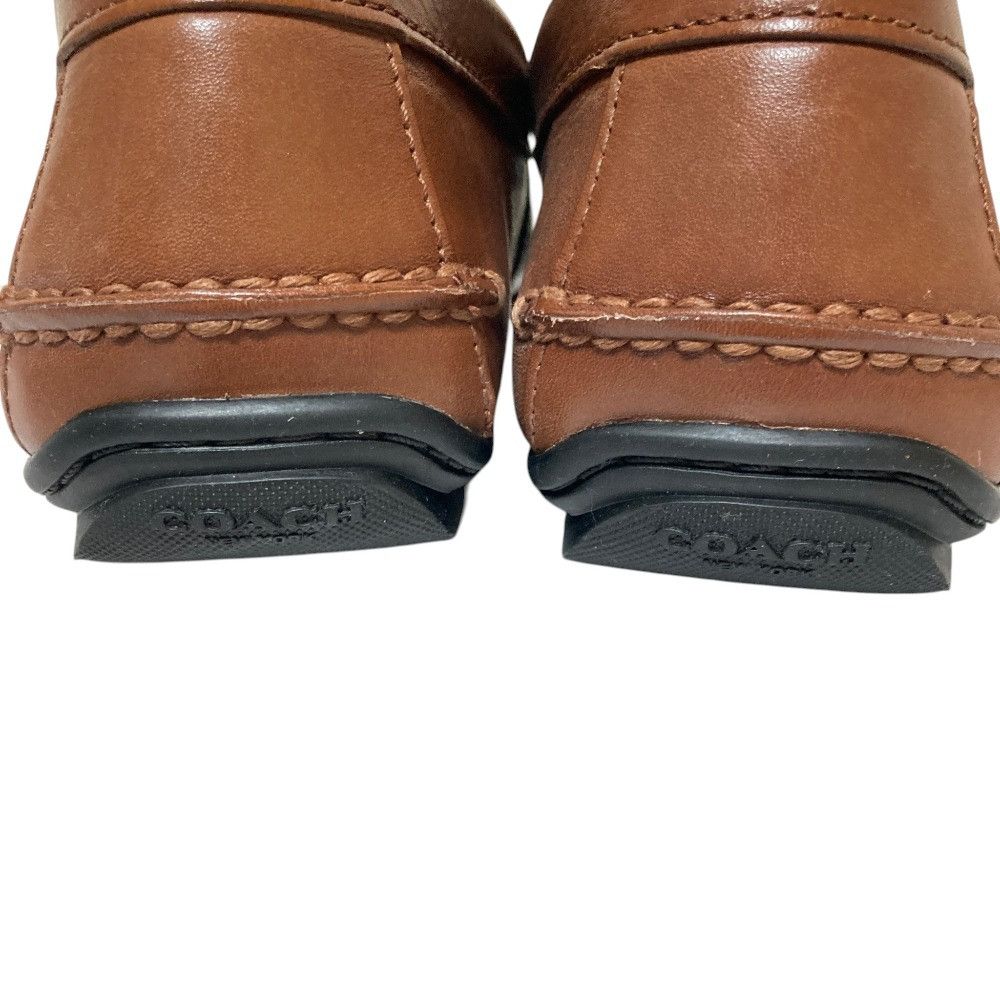 Coach Coach COACH Motto Varsity Driver Leather Loafers Leather Shoes FG1619 DUTY FREE for USA Size ONE SIZE - 10 Thumbnail