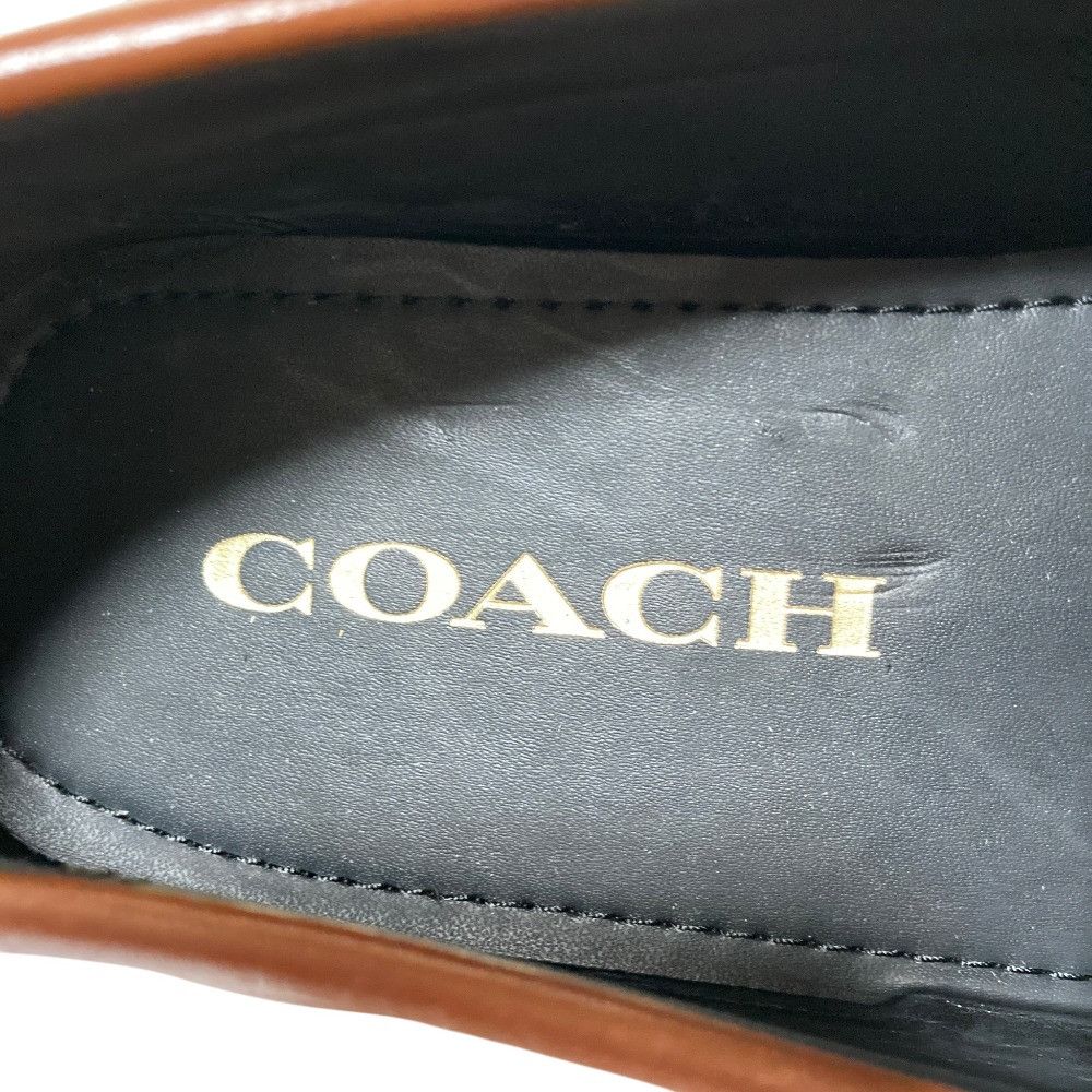 Coach Coach COACH Motto Varsity Driver Leather Loafers Leather Shoes FG1619 DUTY FREE for USA Size ONE SIZE - 7 Thumbnail