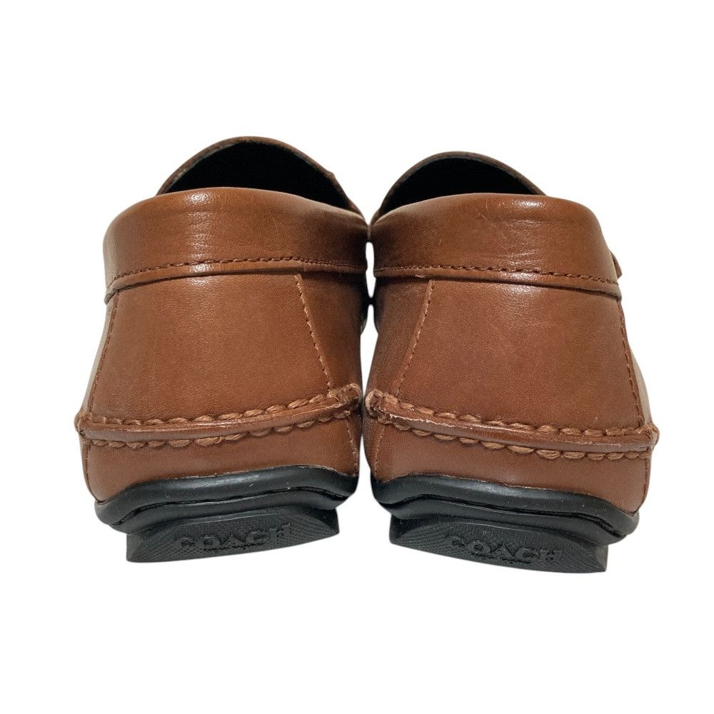 Coach Coach COACH Motto Varsity Driver Leather Loafers Leather Shoes FG1619 DUTY FREE for USA Size ONE SIZE - 3 Thumbnail