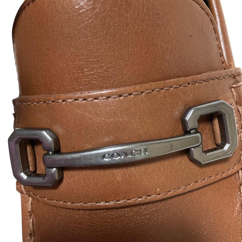 Coach Coach COACH Motto Varsity Driver Leather Loafers Leather Shoes FG1619 DUTY FREE for USA Size ONE SIZE - 13 Thumbnail