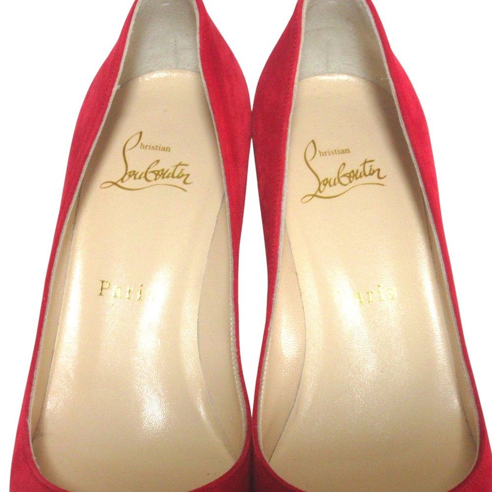 Christian Louboutin Christian Louboutin Christian Louboutin ELOISE 85 Suede Pumps Leather Shoes DUTY FREE for USA Size ONE SIZE - 5 Thumbnail