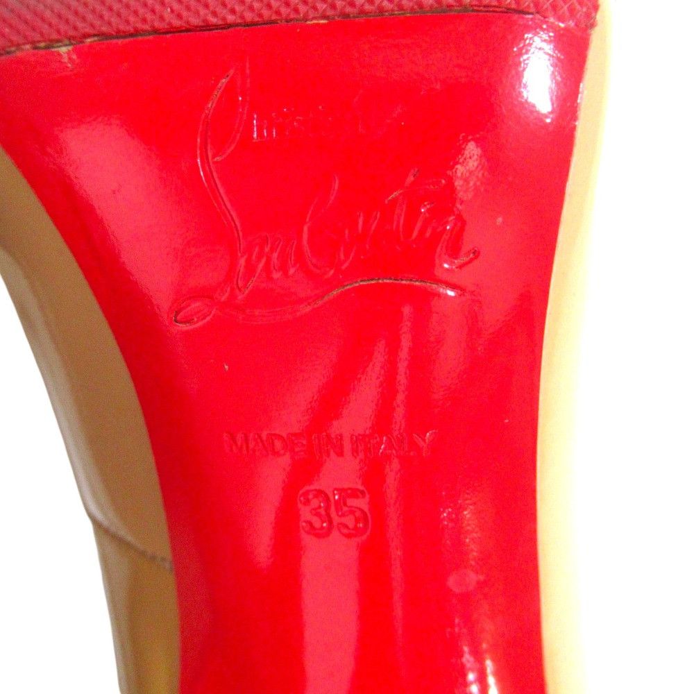 Christian Louboutin Christian Louboutin Christian Louboutin Patent Leather Pumps Leather Shoes DUTY FREE for USA Size ONE SIZE - 12 Thumbnail