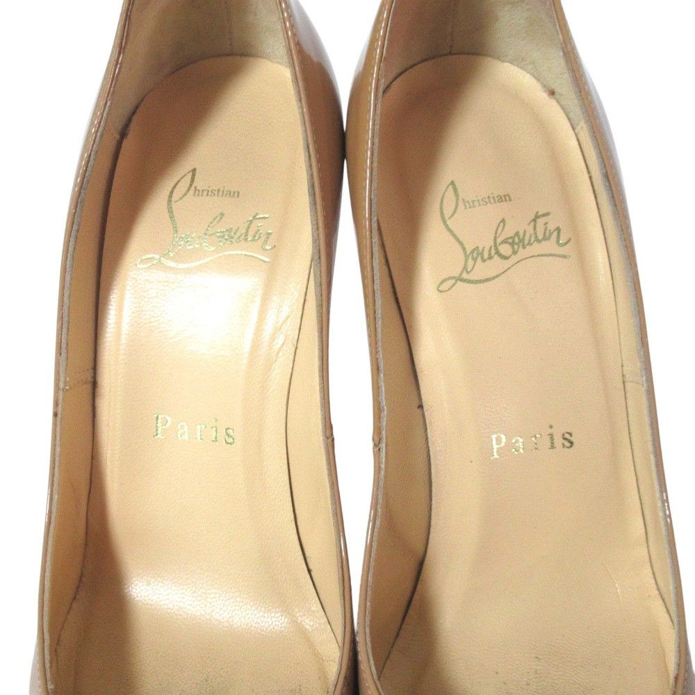 Christian Louboutin Christian Louboutin Christian Louboutin Patent Leather Pumps Leather Shoes DUTY FREE for USA Size ONE SIZE - 8 Thumbnail