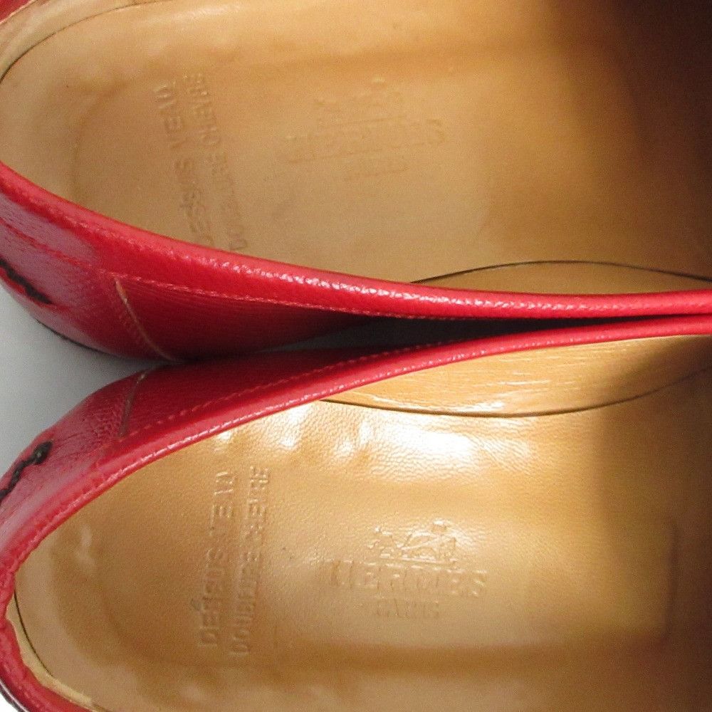 Hermes Hermes Hermes H Logo Leather Loafers Leather Shoes DUTY FREE for USA Size ONE SIZE - 5 Thumbnail