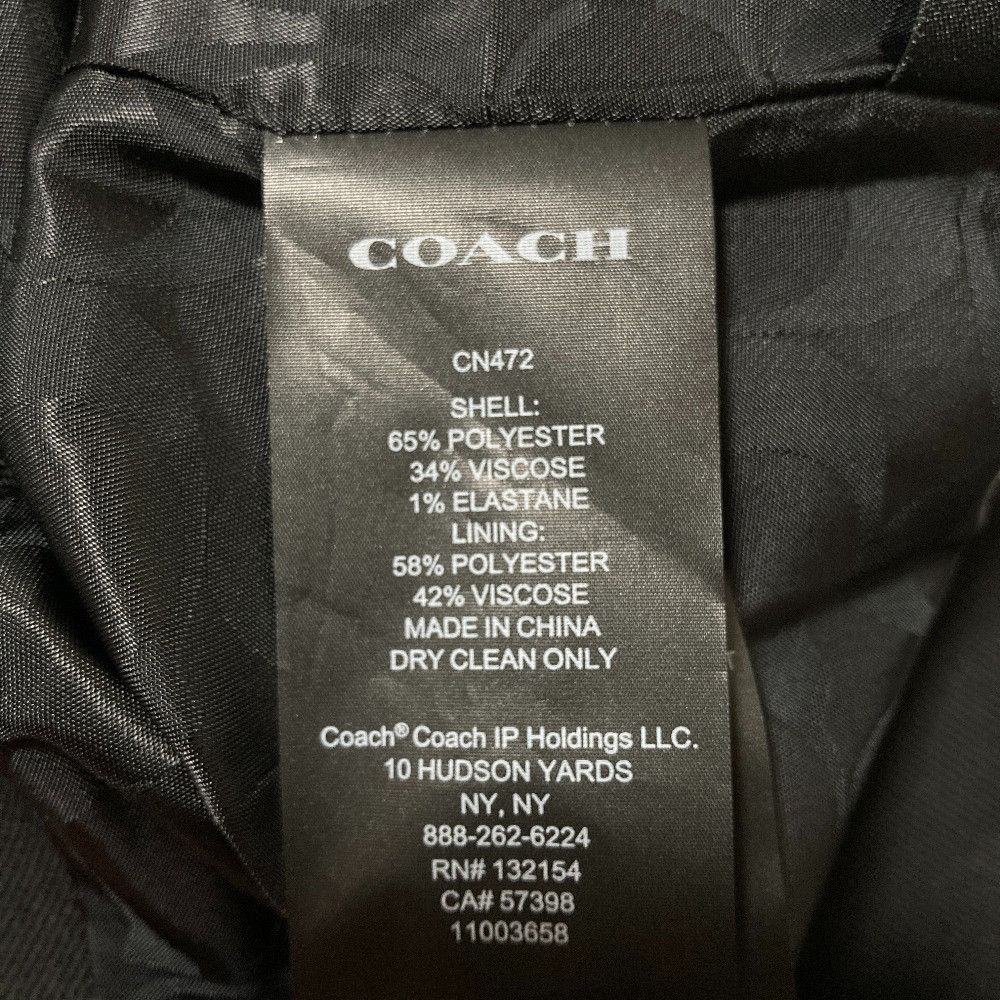 Coach Coach COACH Double Breasted Blazer Textile Outerwear CN472 DUTY FREE for USA Size ONE SIZE - 10 Thumbnail