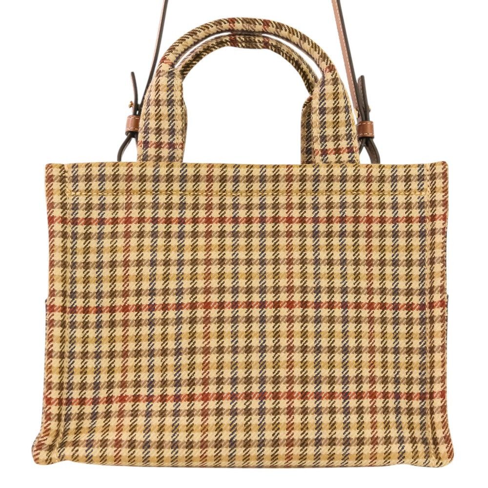 Celine Celine CELINE Triomphe Small Cabas Thais Tweed 2way Shoulder Bag Textile Shoulder Bag 199162EP8.14ML DUTY FREE for USA Size ONE SIZE - 3 Thumbnail