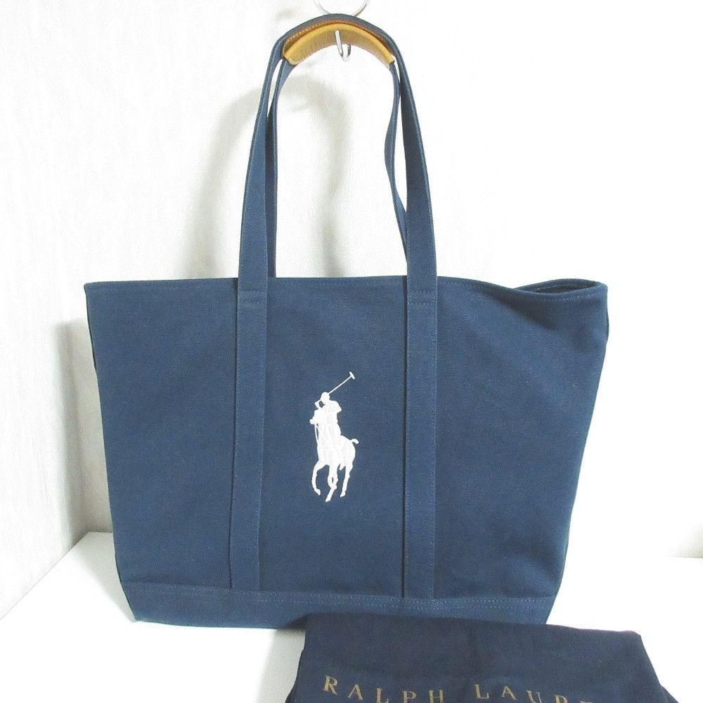 Ralph Lauren Ralph Lauren Ralph Lauren Canvas Tote Bag Textile Tote Bag DUTY FREE for USA Size ONE SIZE - 10 Thumbnail