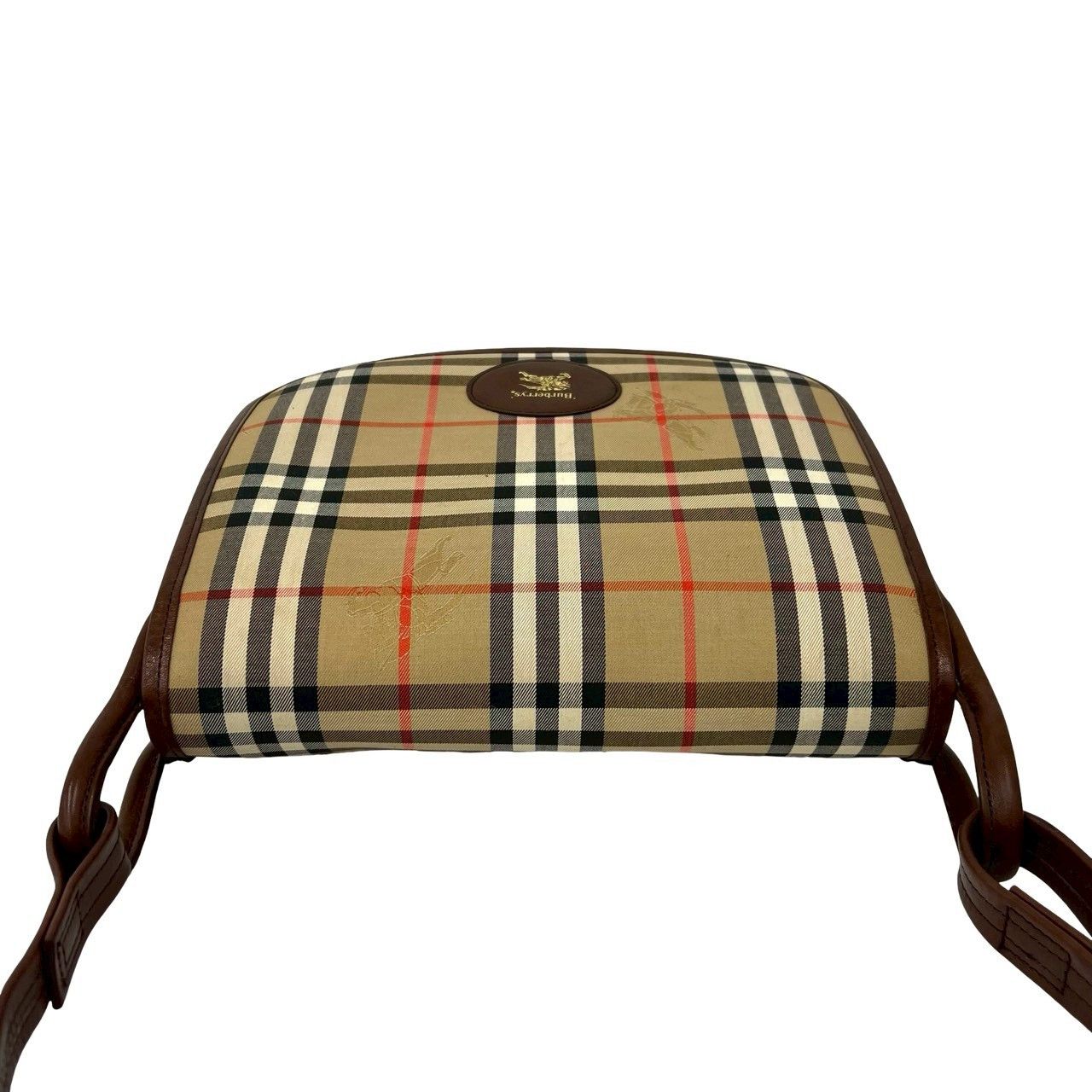 Burberry Burberry Burberry Canvas Leather Shoulder Bag Textile Shoulder Bag DUTY FREE for USA Size ONE SIZE - 5 Thumbnail