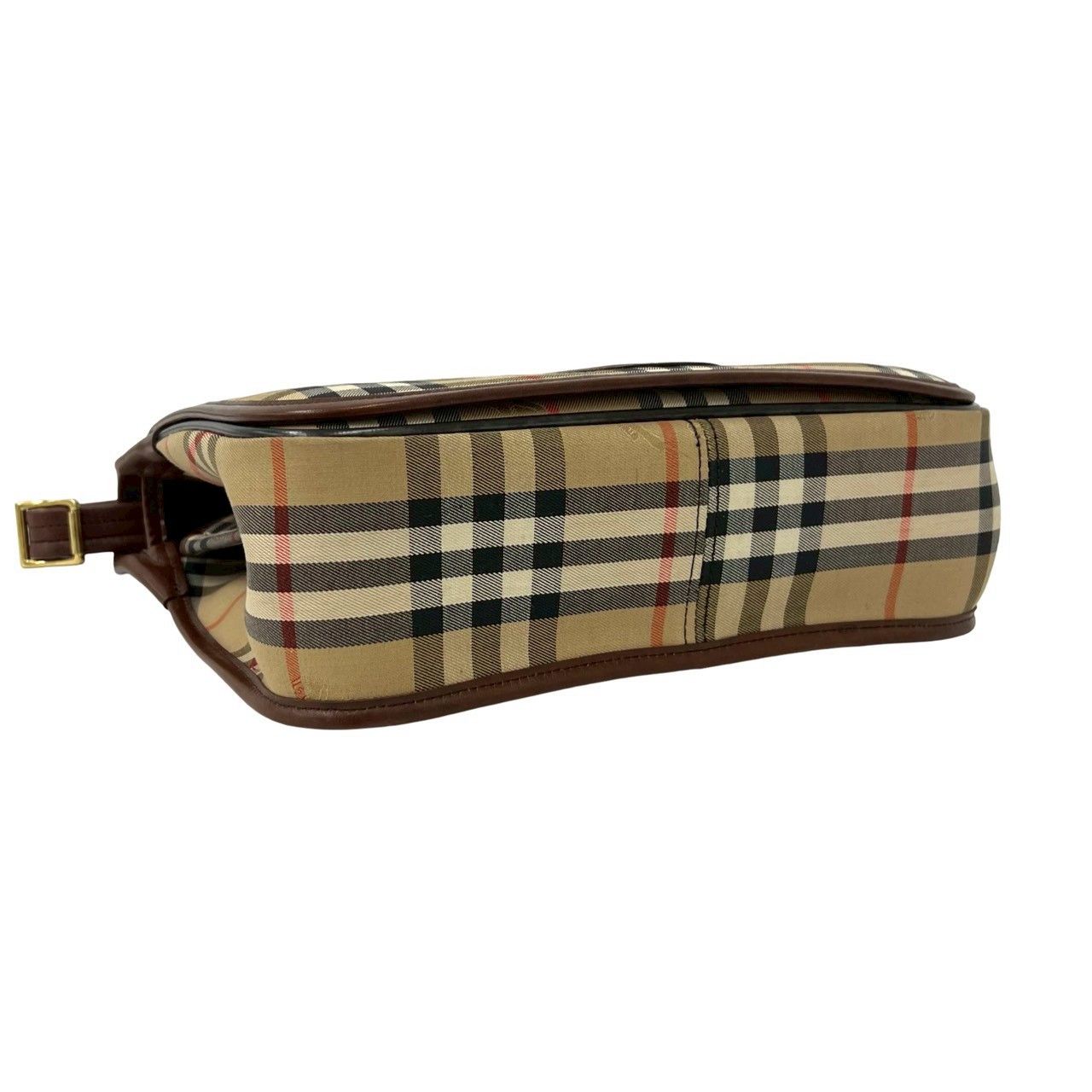 Burberry Burberry Burberry Canvas Leather Shoulder Bag Textile Shoulder Bag DUTY FREE for USA Size ONE SIZE - 8 Thumbnail
