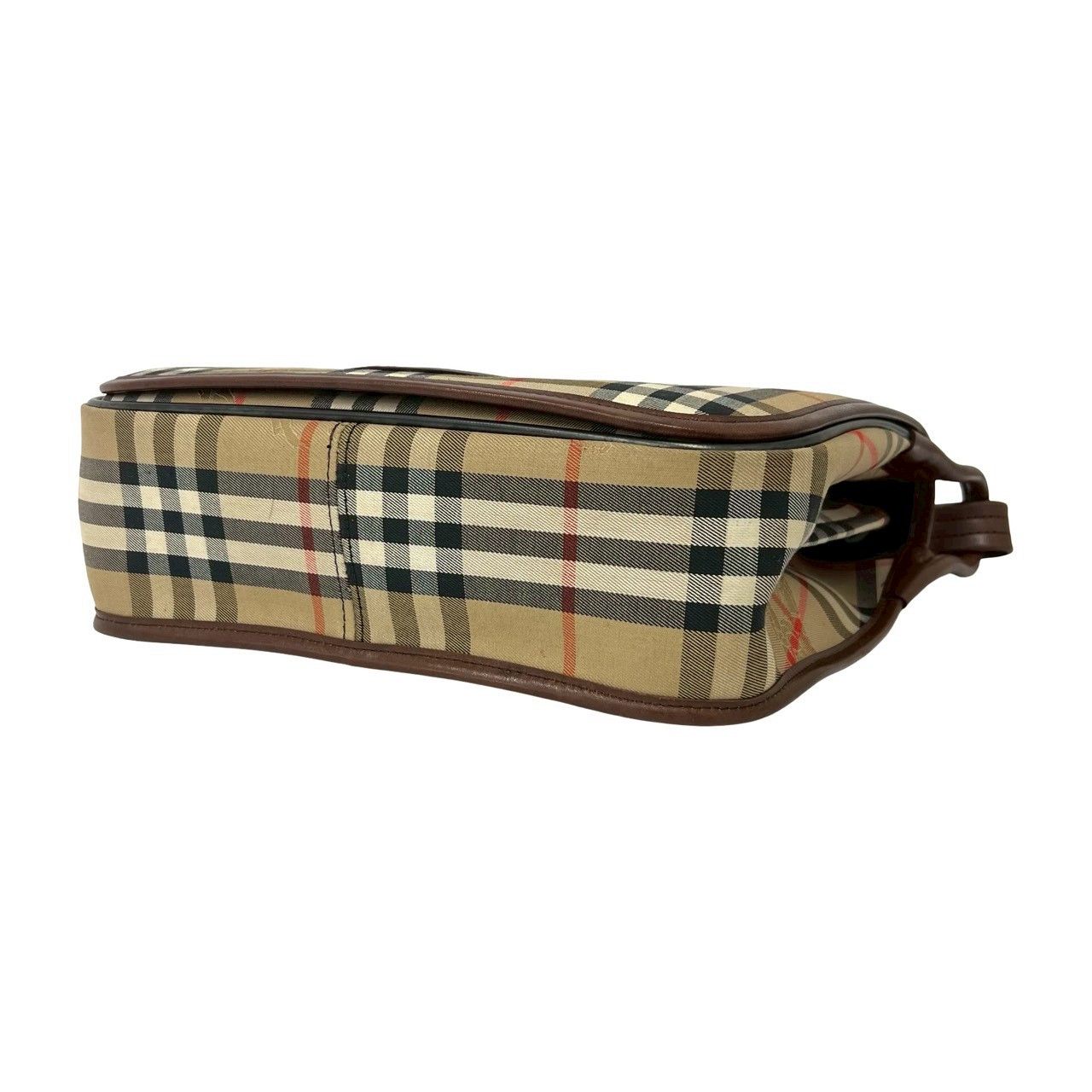 Burberry Burberry Burberry Canvas Leather Shoulder Bag Textile Shoulder Bag DUTY FREE for USA Size ONE SIZE - 9 Thumbnail