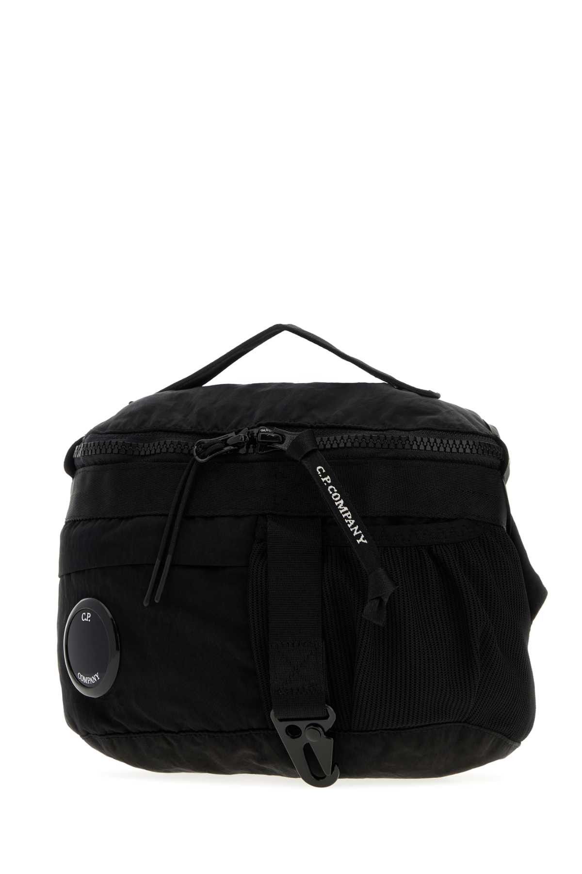 C.P. Company Black Canvas Belt Bag Size ONE SIZE - 2 Thumbnail