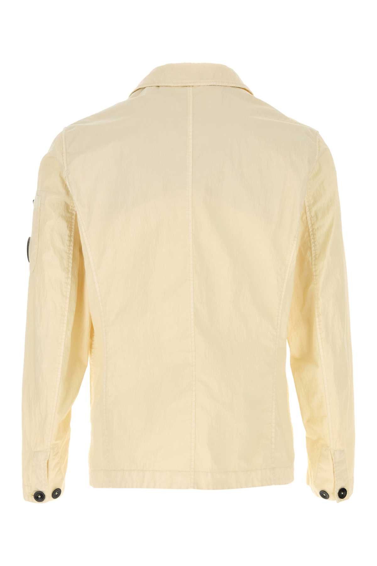 C.P. Company Cream Cotton Blend Blazer Size US M / EU 48-50 / 2 - 2 Thumbnail