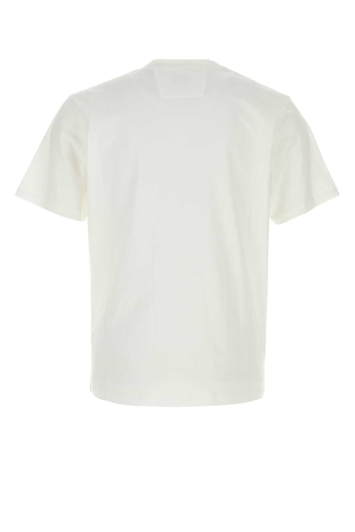 C.P. Company White Cotton T-Shirt Size US M / EU 48-50 / 2 - 2 Thumbnail
