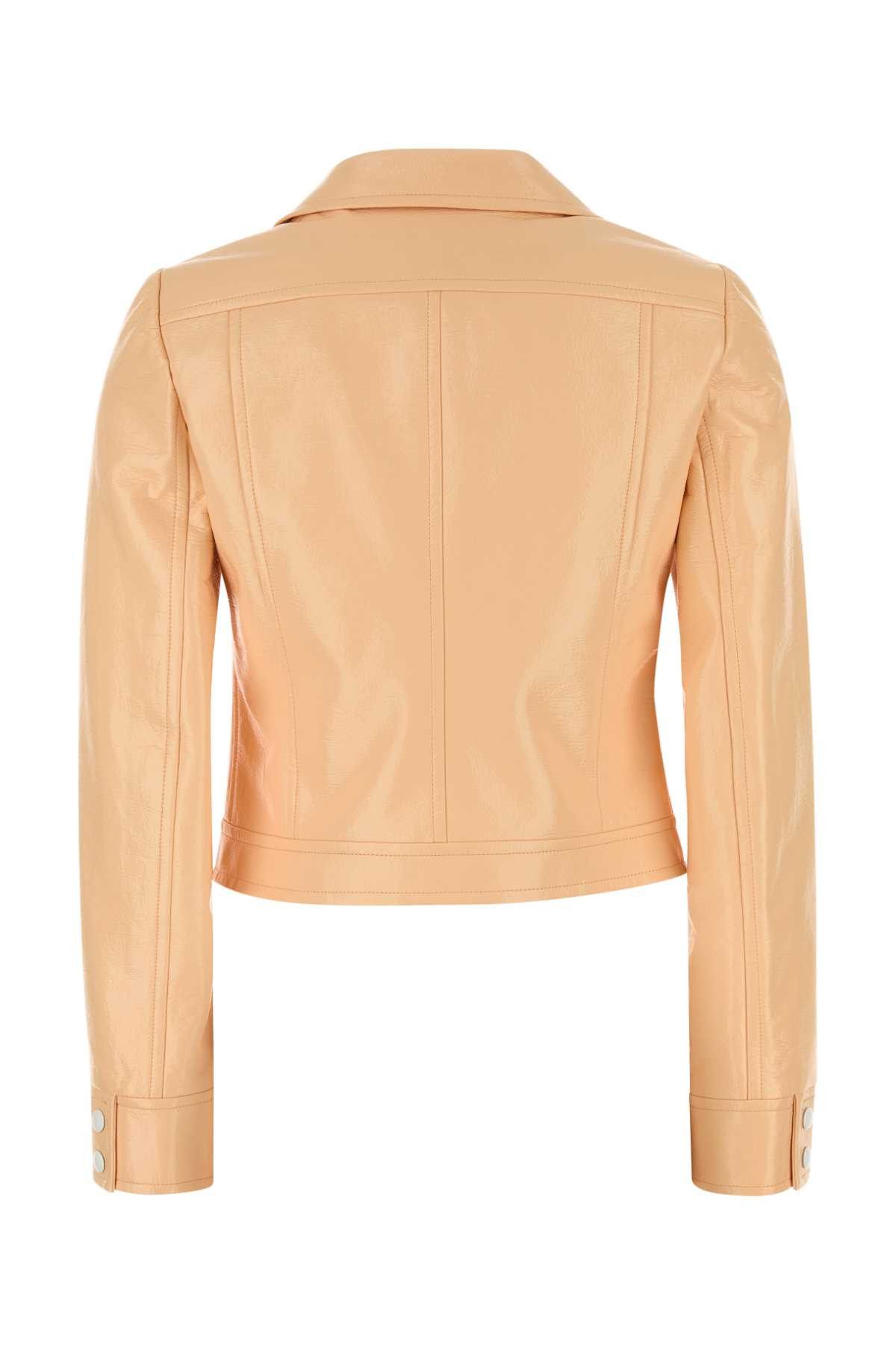 Courreges Peach Vinyl Blazer Size XXS / US 00 / IT 34 - 2 Thumbnail