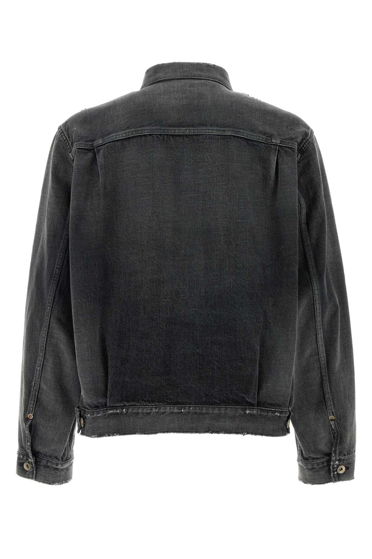 Sacai Black Denim Jacket Size US M / EU 48-50 / 2 - 2 Thumbnail
