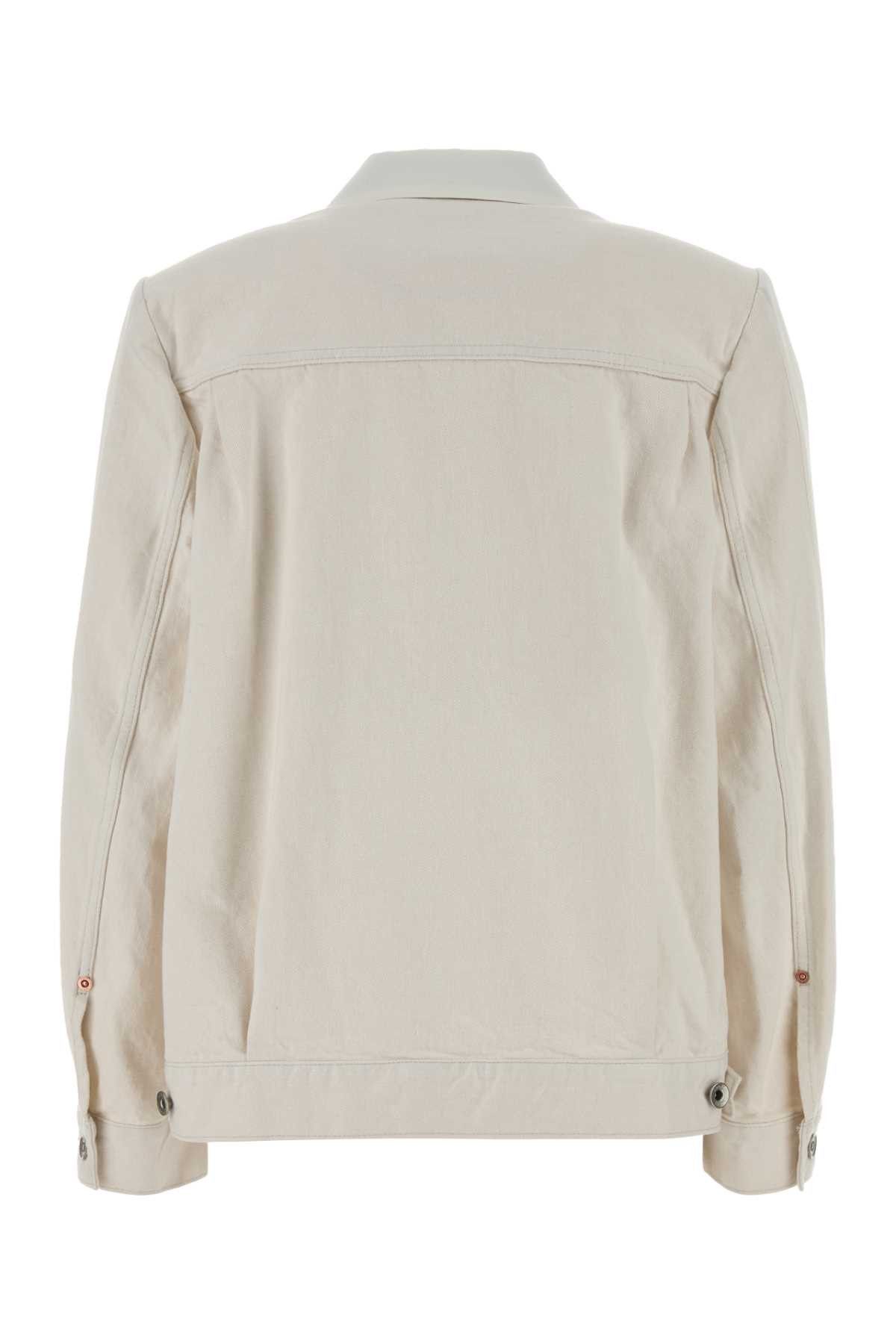 Sacai Ivory Twill And Denim Blazer Size M / US 6-8 / IT 42-44 - 2 Thumbnail