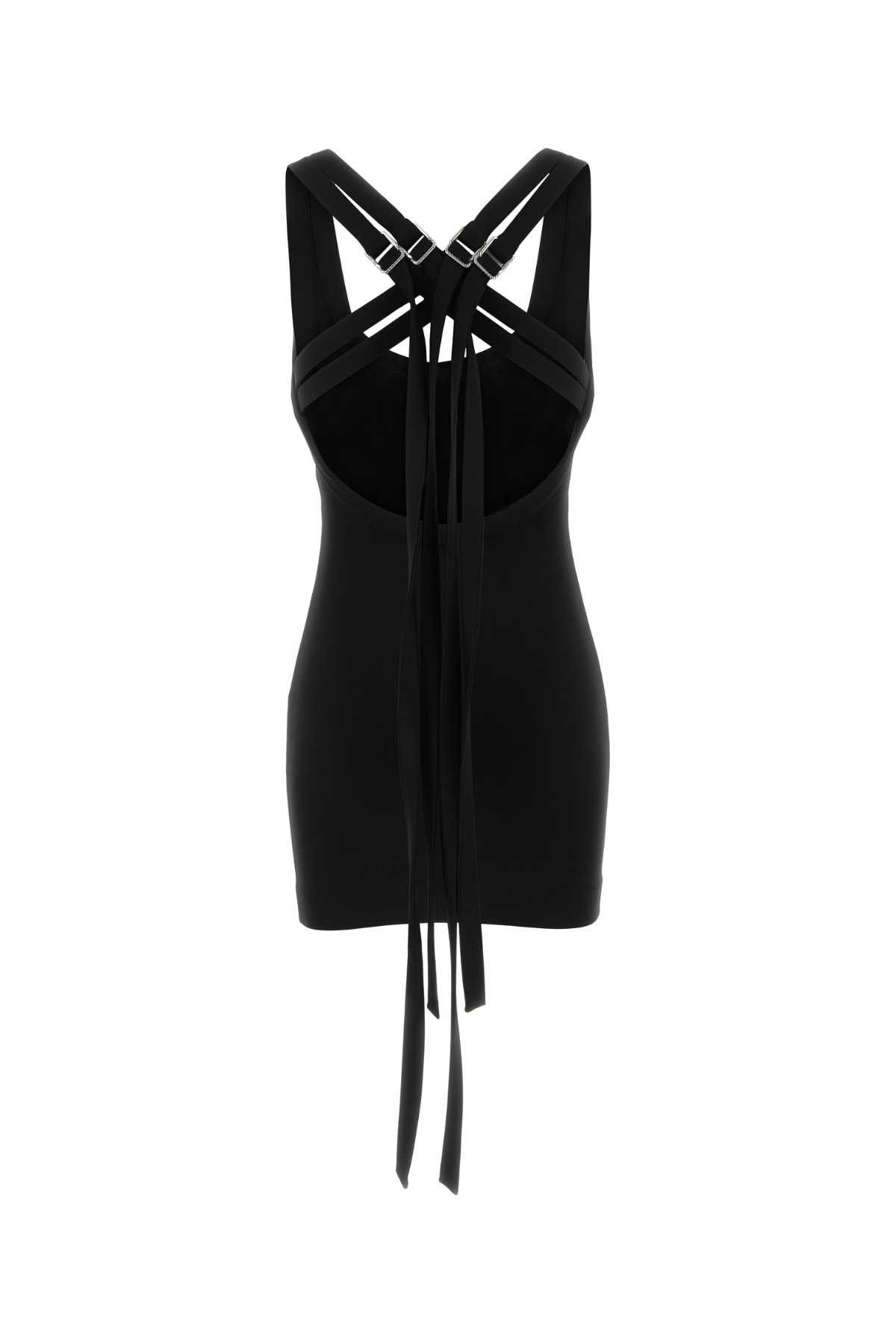 The Attico Black Jersey Mini Dress Size M / US 6-8 / IT 42-44 - 2 Thumbnail