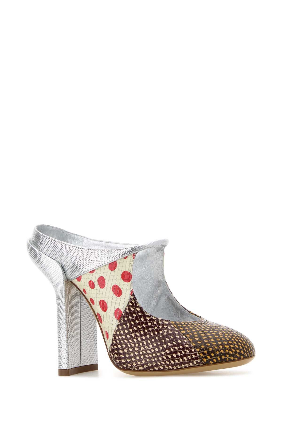 Dries Van Noten Printed Leather Mules Size US 6 / IT 36 - 2 Thumbnail