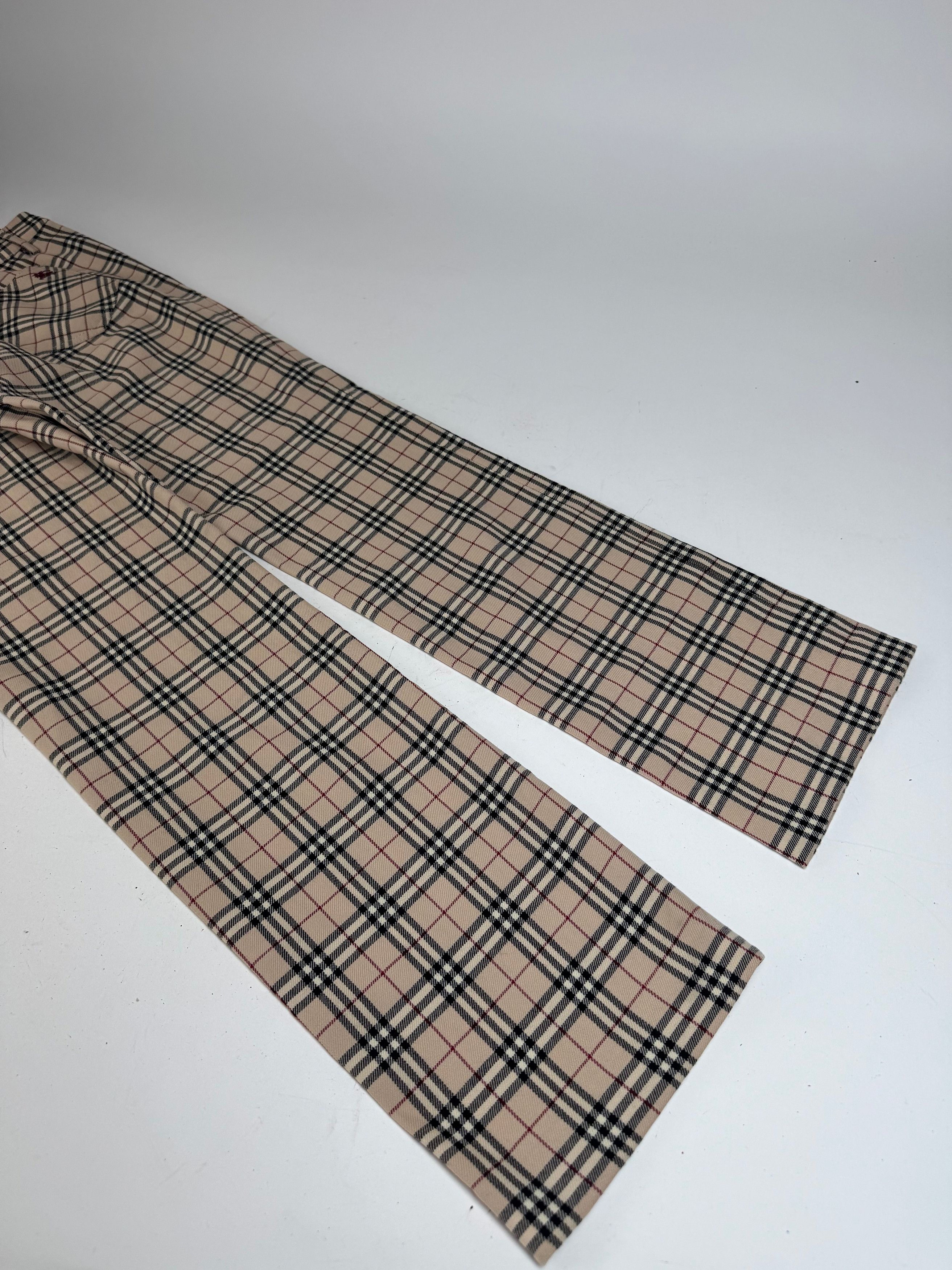 Burberry Vintage Nova Check Pants Beige 38/M Size 30" / US 8 / IT 44 - 8 Thumbnail