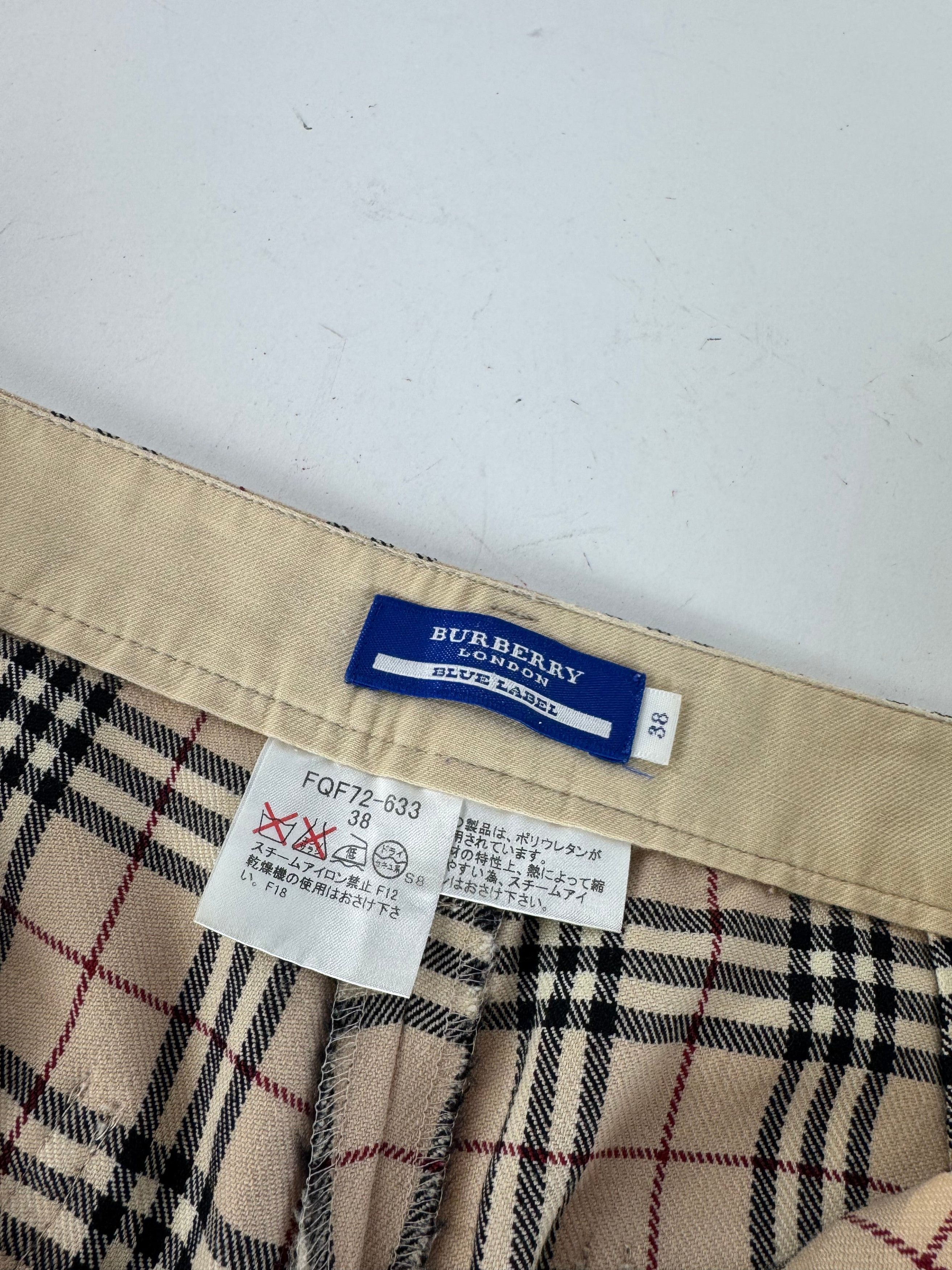 Burberry Vintage Nova Check Pants Beige 38/M Size 30" / US 8 / IT 44 - 9 Thumbnail