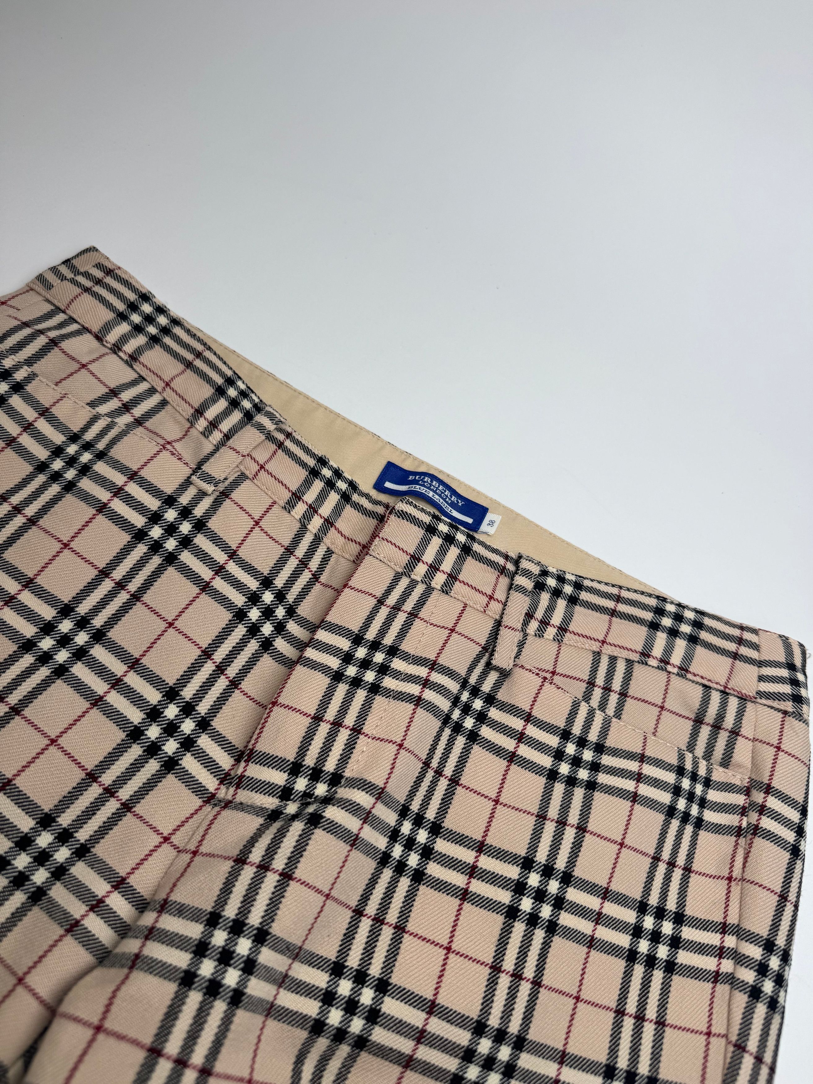 Burberry Vintage Nova Check Pants Beige 38/M Size 30" / US 8 / IT 44 - 3 Thumbnail
