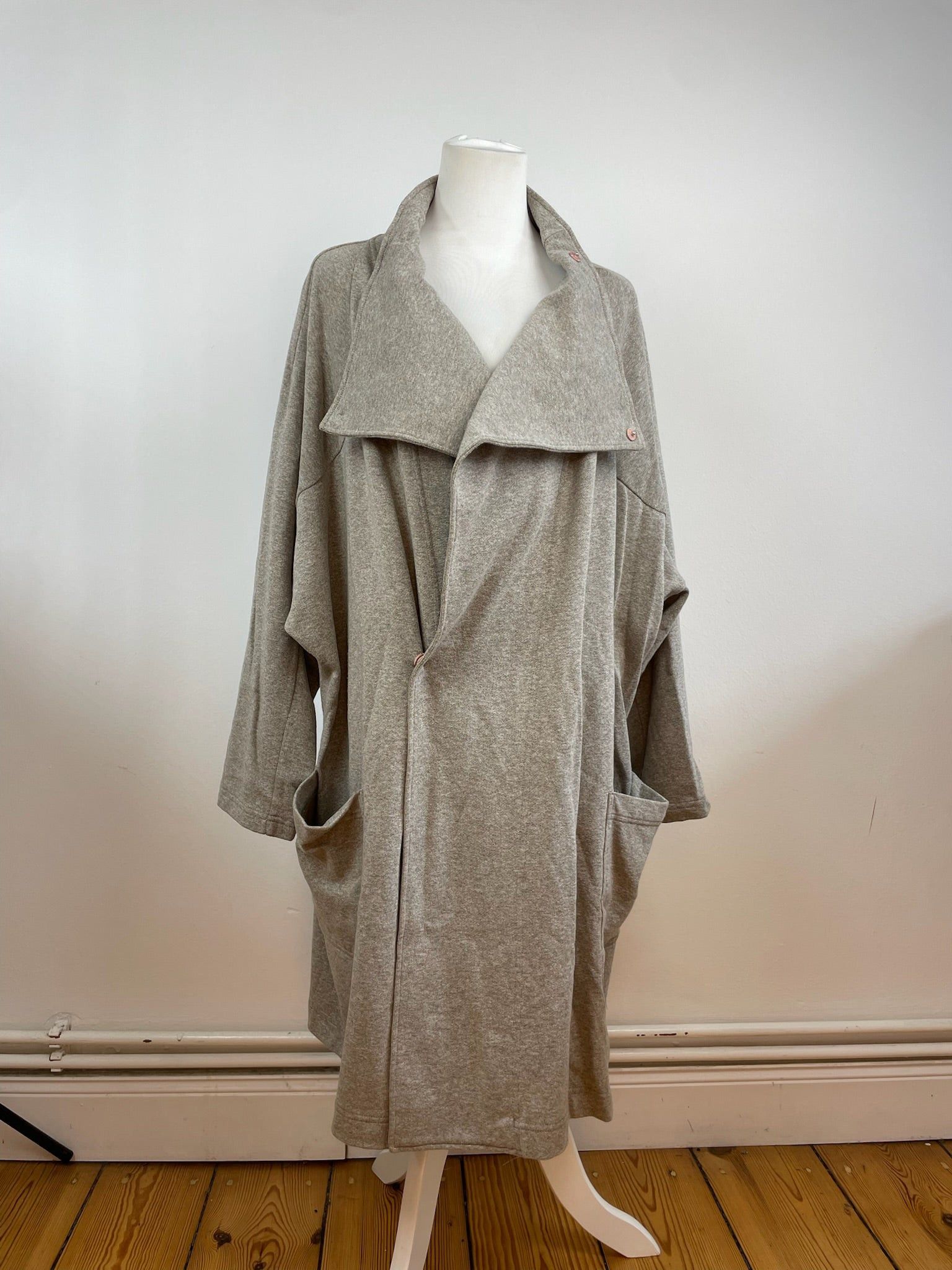 Issey Miyake Vintage Wool Coat M Grey Size S / US 4 / IT 40 - 10 Thumbnail