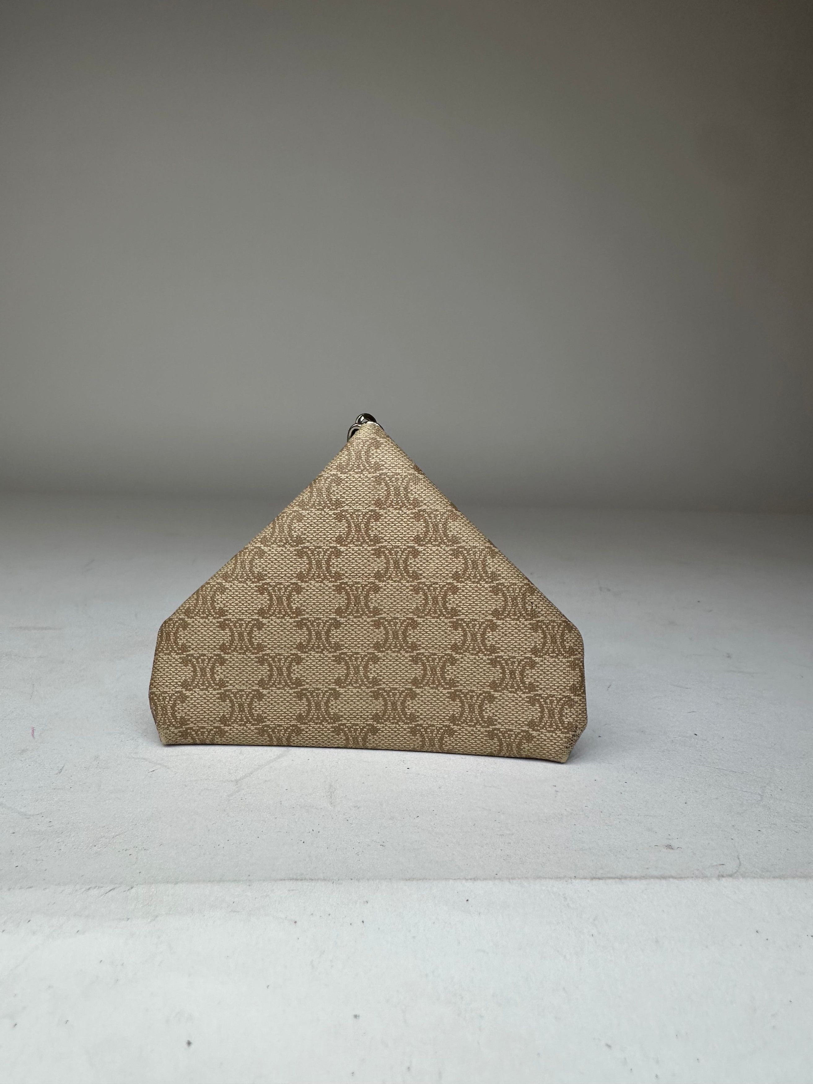Celine Vintage Paris Triomphe Monogram Leather Purse Size ONE SIZE - 2 Thumbnail