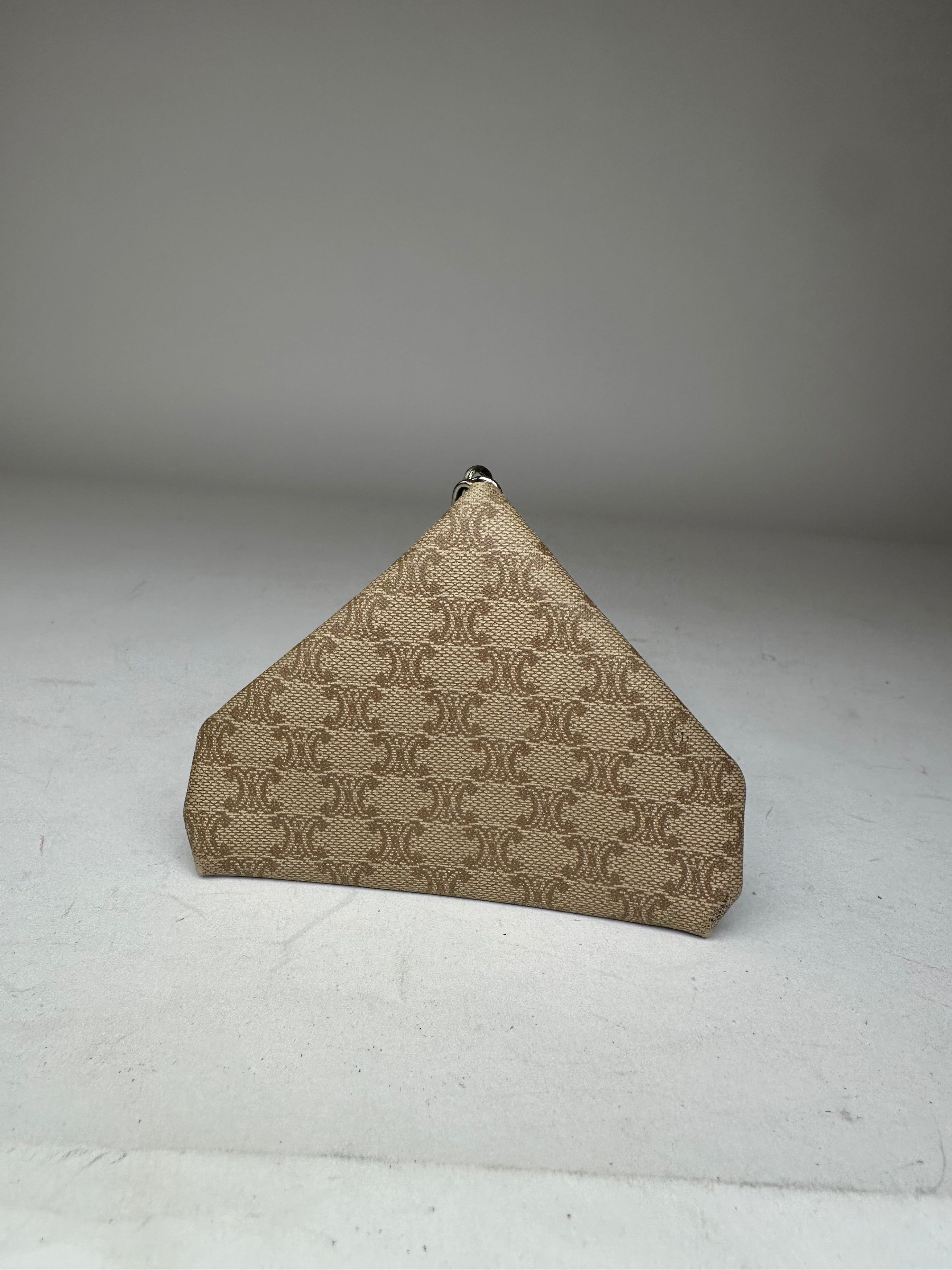 Celine Vintage Paris Triomphe Monogram Leather Purse Size ONE SIZE - 10 Thumbnail