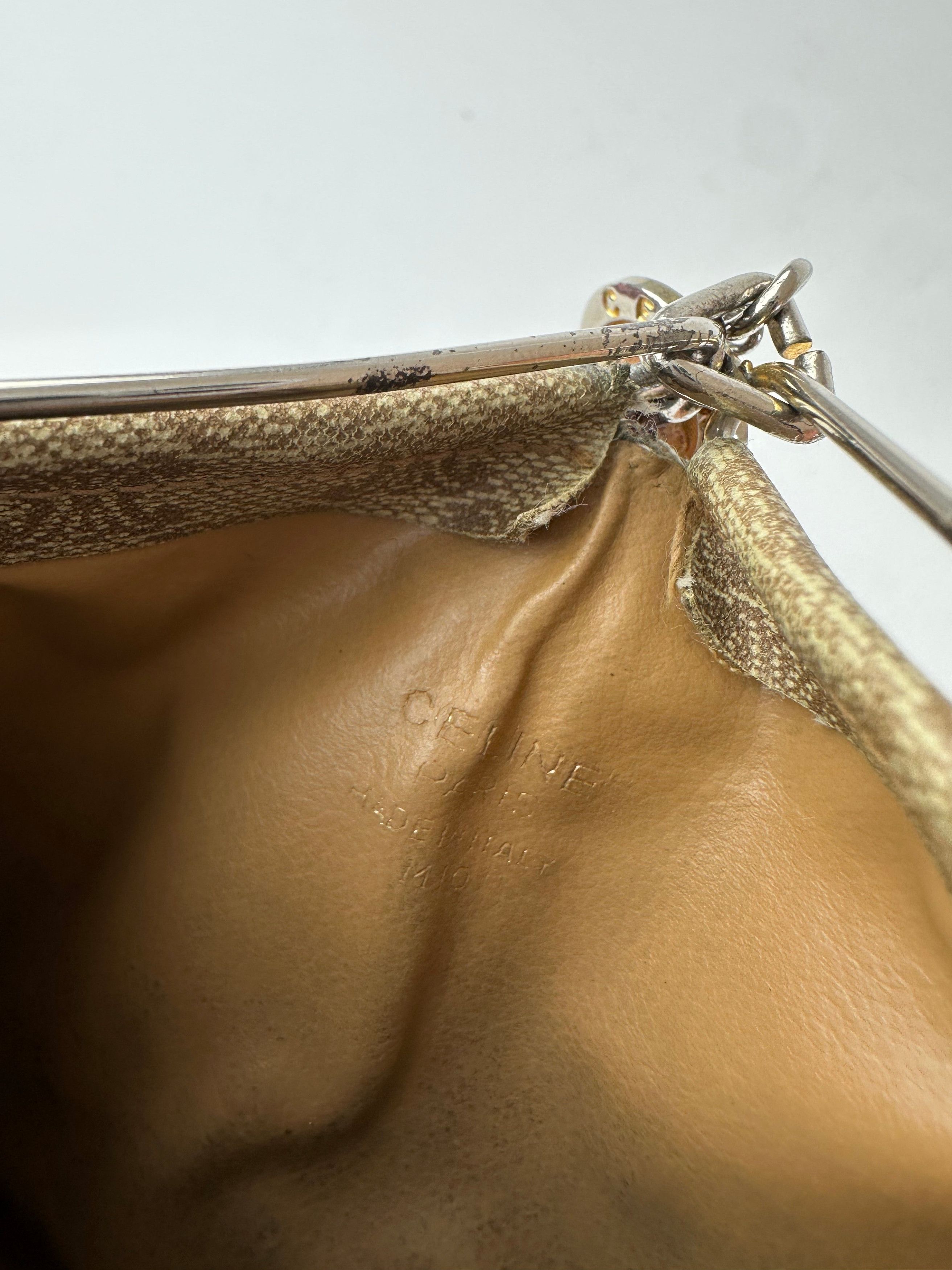 Celine Vintage Paris Triomphe Monogram Leather Purse Size ONE SIZE - 5 Thumbnail