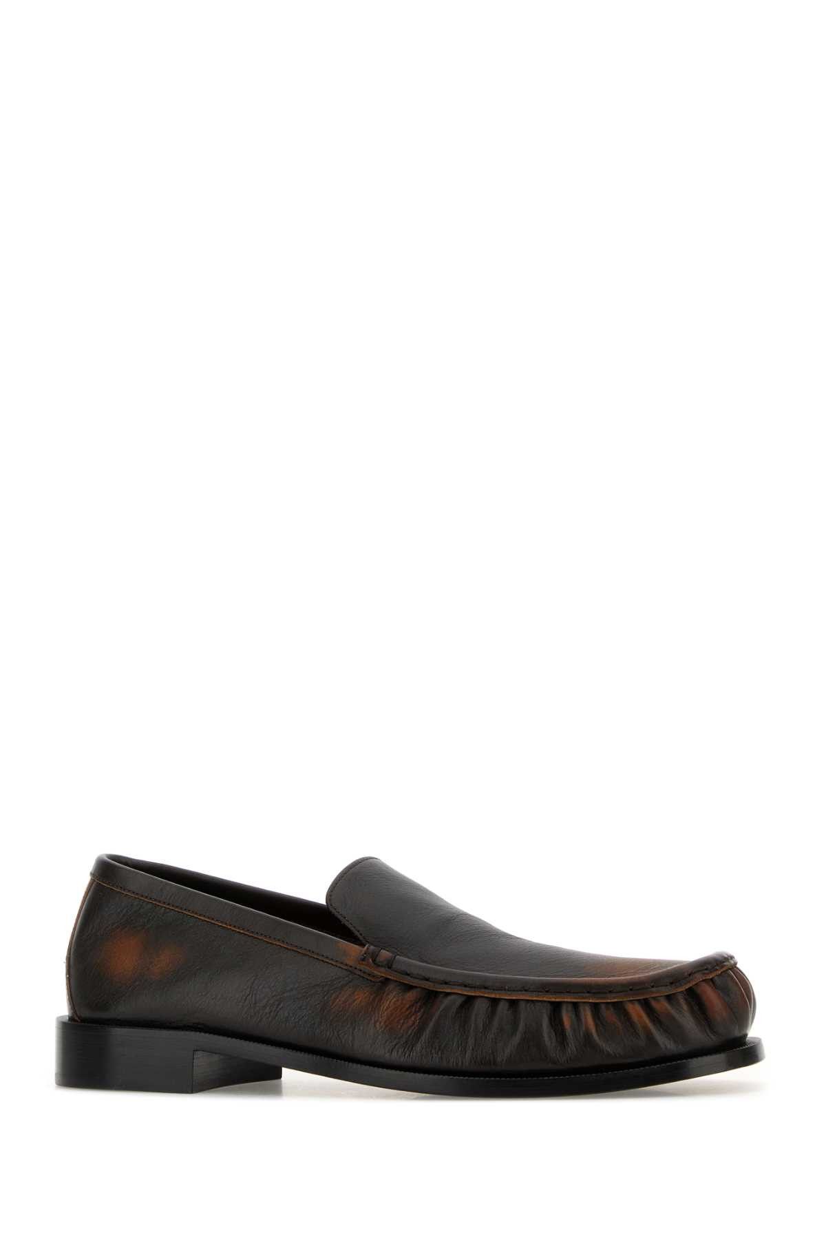 Dries Van Noten Brown Leather Loafers Size US 9.5 / EU 42-43 - 2 Thumbnail