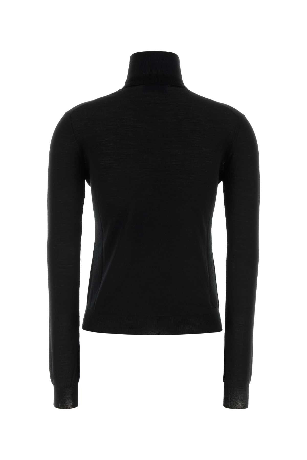 Prada Black Wool Sweater Size S / US 4 / IT 40 - 2 Thumbnail