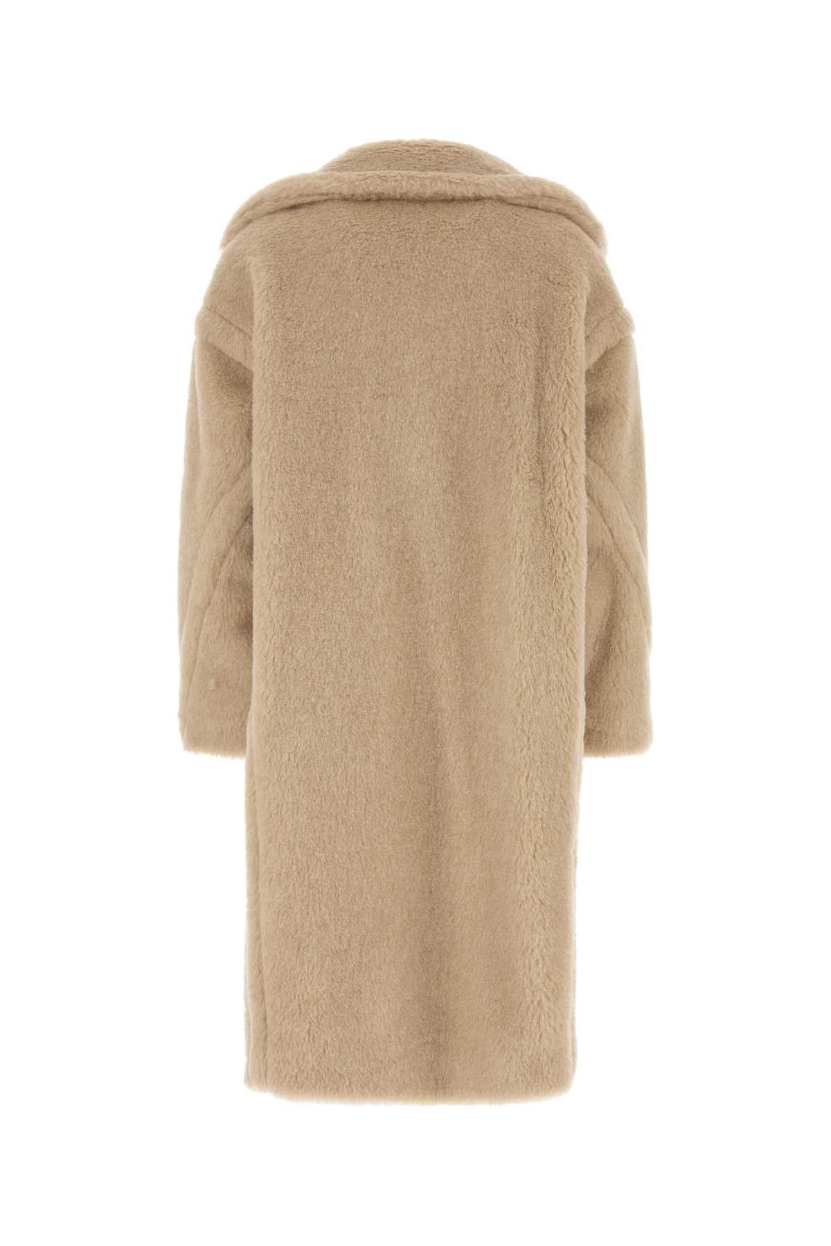 Max Mara Sand Alpaca Blend Tedgirl Coat Size L / US 10 / IT 46 - 2 Thumbnail