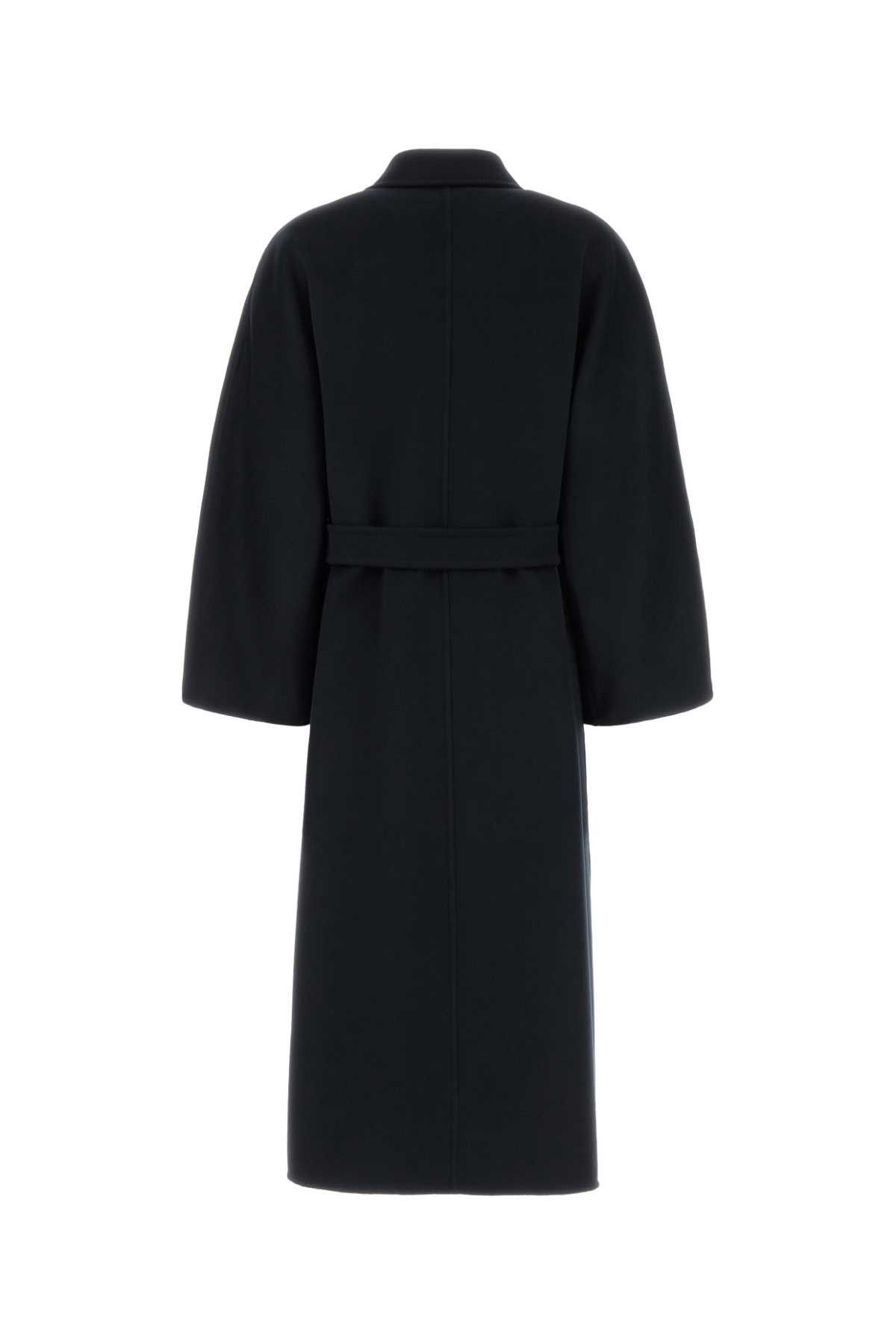 Max Mara Navy Blue Cashmere Cesto Coat Size XS / US 0-2 / IT 36-38 - 2 Thumbnail