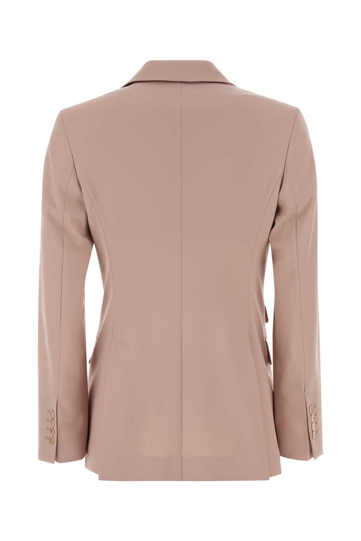 Max Mara Pink Stretch Wool Egrege Blazer Size S / US 4 / IT 40 - 2 Thumbnail