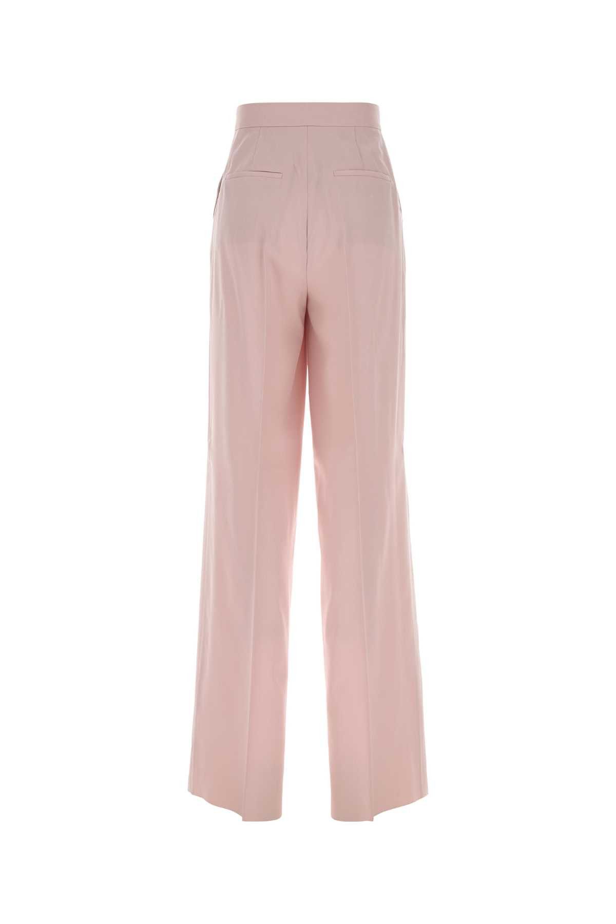 Max Mara Pink Wool Blend Girone Wide-Leg Pant Size 27" / US 4 / IT 40 - 2 Thumbnail