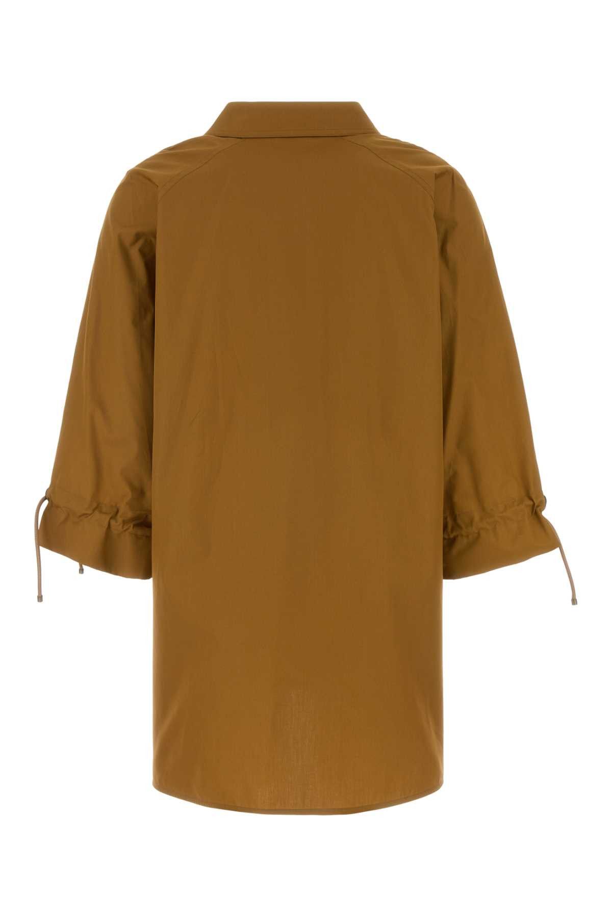 Max Mara Biscuit Poplin Adorni Blouse Size M / US 6-8 / IT 42-44 - 2 Thumbnail