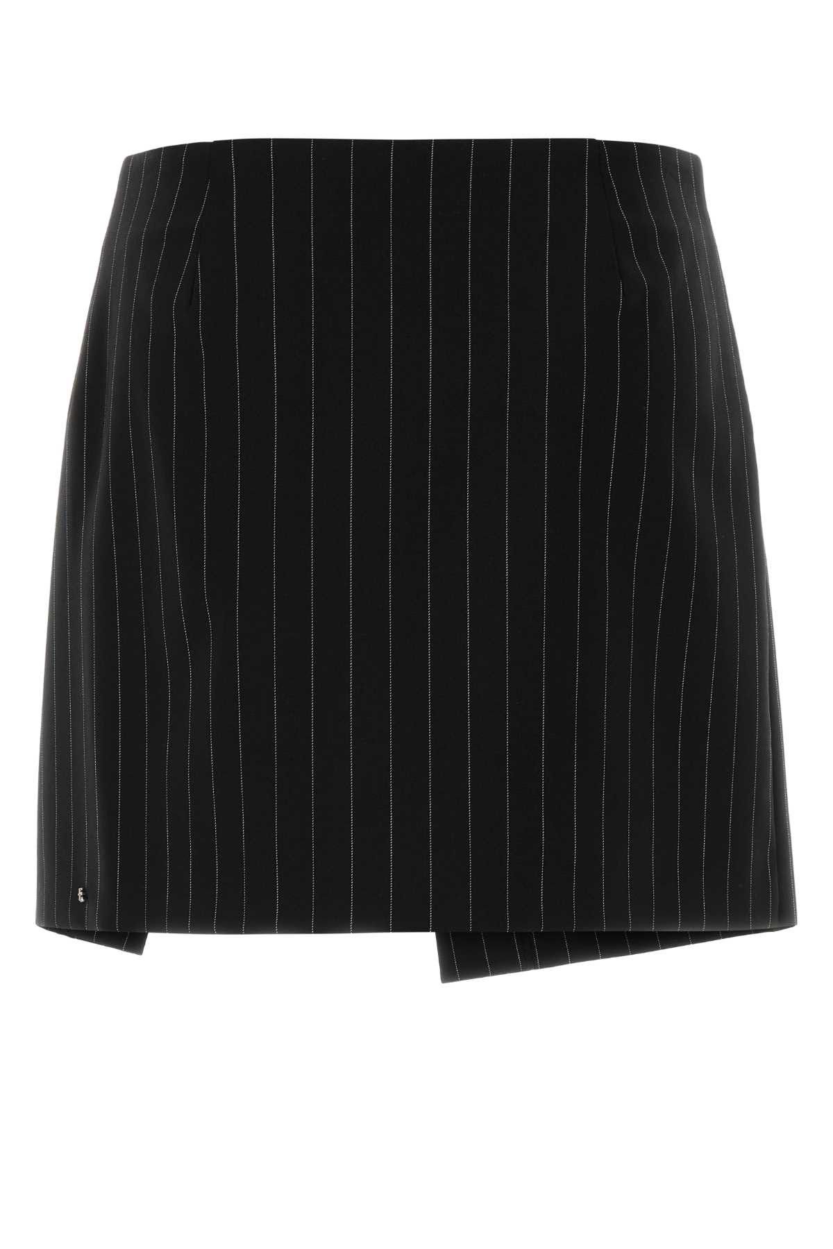 Sportmax Embroidered Stretch Wool Blend Fatti Mini Skirt Size 26" / US 2 / IT 38 - 2 Thumbnail